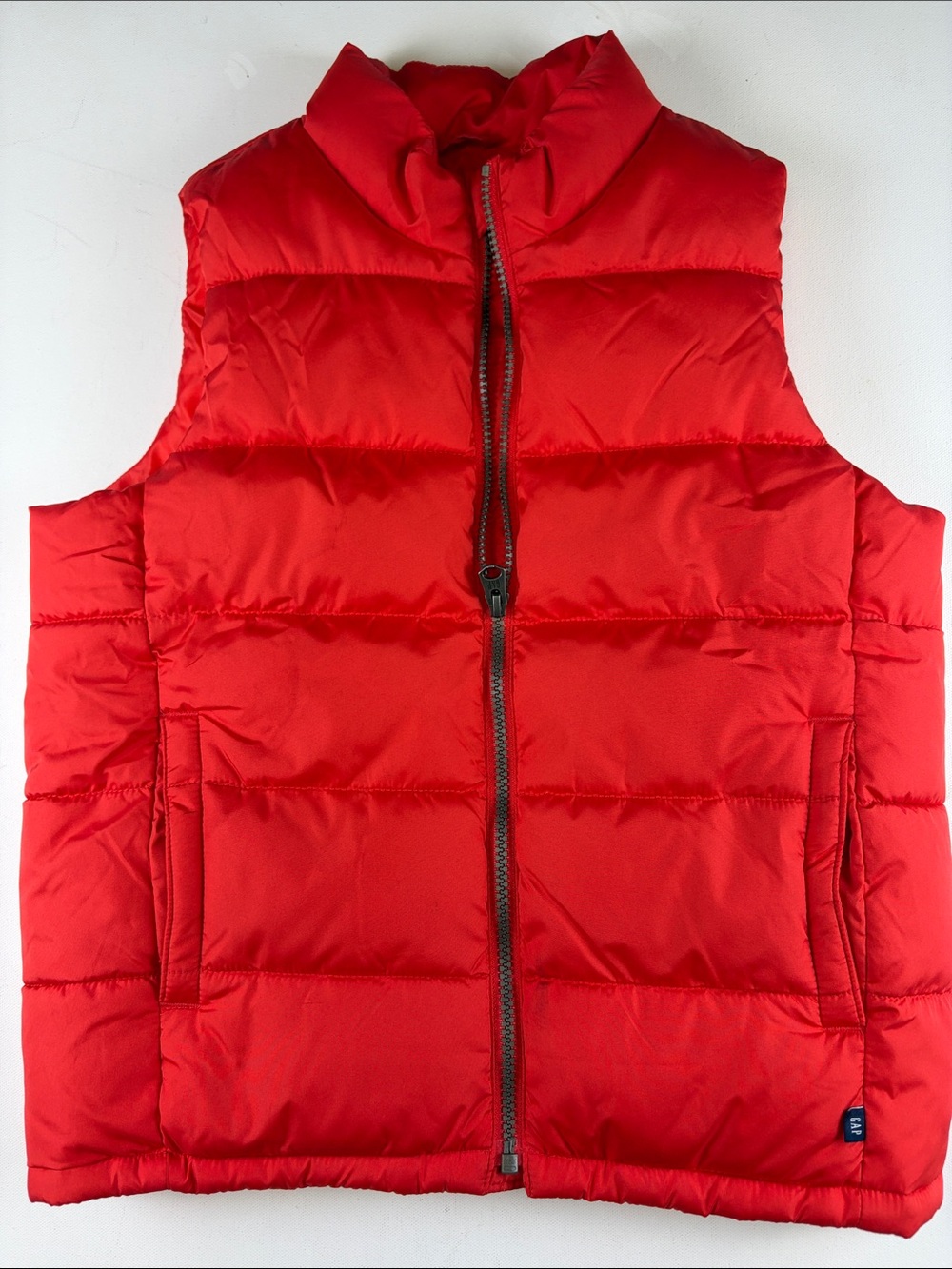 GAP KIDS COLDCONTROL RED WATER RESISTANCE PUFFER VEST SIZE M 8-9